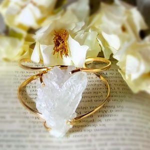 Bracelet Cristal de quartz clair naturel (Brésil) 
