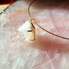 Pendentif cristal de quartz  Aurora (Bresil) 