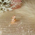 Bague Arc Cristal de quartz Rose naturel (Brésil) 