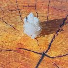 Bague coffre de cristal de quartz clair naturel (brésil) 