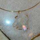 Pendentif cristal de quartz  Aurora (Bresil) 