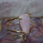 Bracelet Cristal de quartz Rose naturel (Brésil) 