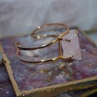 Bracelet Cristal de quartz Rose naturel (Brésil) 