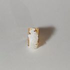 Bague coffre de cristal de quartz clair naturel (brésil)