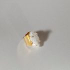 Bague coffre de cristal de quartz clair naturel (brésil)