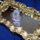 Bracelet de fleur de cristal Améthyste naturel & Stalactite)
