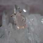 Bague Arc Cristal de quartz Rose naturel (Brésil)