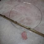 Pendentif Cristal de quartz Rose naturel (Brésil)
