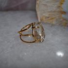 Bague Arc de Sitrine facette