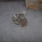 Bague Arc Anneau Double de Sitrine facette