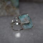 Bague Arc Cristal luxueux de Larimar